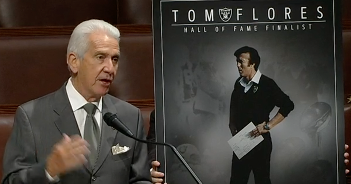 Raiders coaching legend Tom Flores voted into Hall of Fame