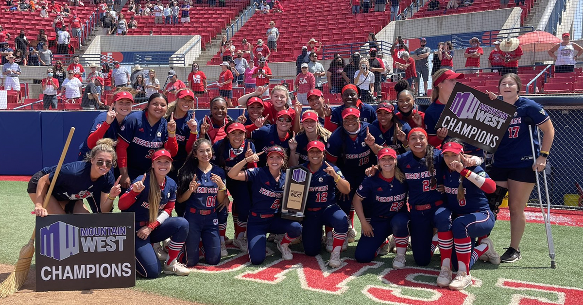 Fresno St Captures Mw Softball Crown With Sweep Of Boise St