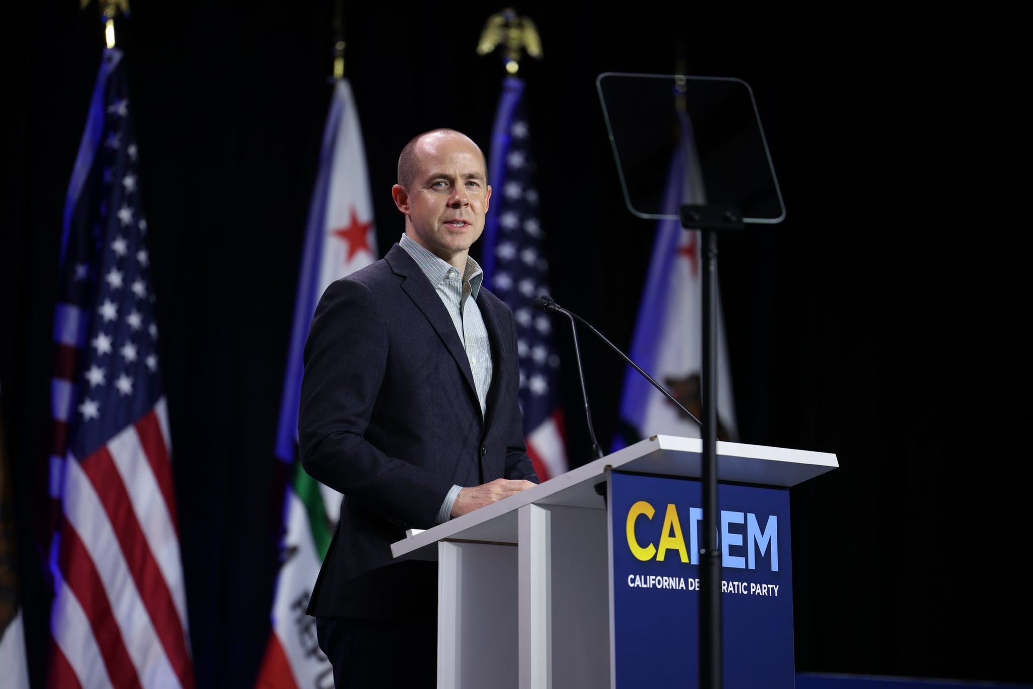 California Democratic Party convention disrupted by protests