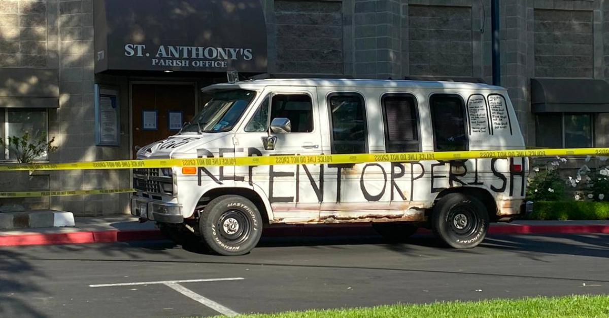 Vandals strike Fresno Jewish temple, Catholic church. Police ...