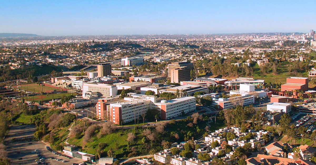 Cal State LA bans pro-Palestinian protesters after building vandalized